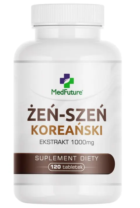 Żeńszeń Koreański 1000 mg 120 tab
