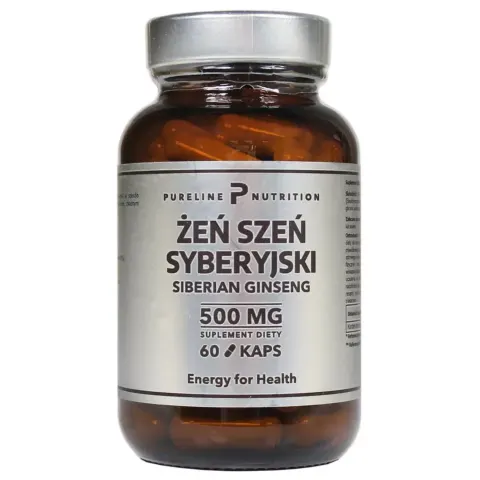 Zeńszeń Syberyjski 500mg 60kaps Pureline