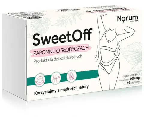 SweetOff 400 mg 90szt/54k Narum