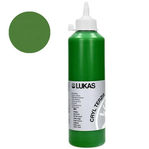Farba akrylowa Cryl Terzia Lukas 500 ml - Sap green