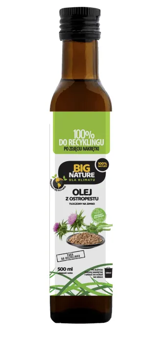 Olej z ostropestu tłoczony na zimno 500ml