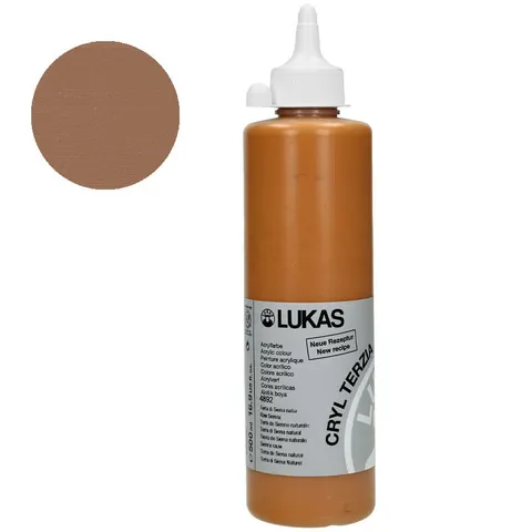 Farba akrylowa Cryl Terzia Lukas 500 ml - Raw sienna