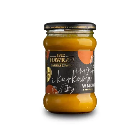 Imbir i kurkuma w miodzie wielokwiatowym 380g