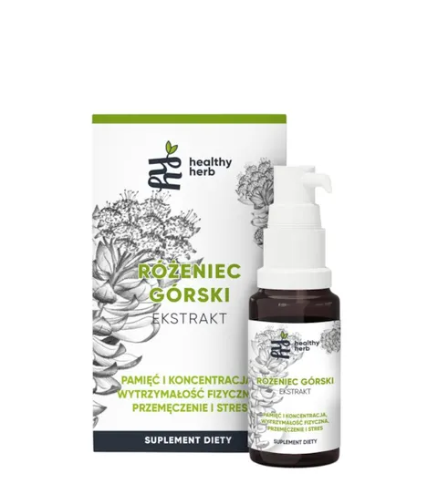 Różeniec górski ekstrakt 30ml HEALTHY HERB