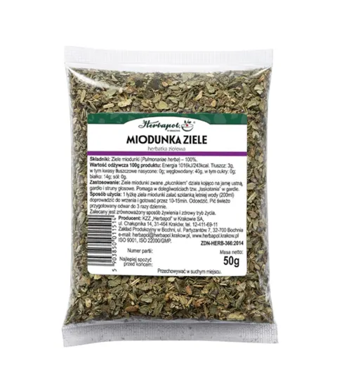 Miodunka ziele 50g HERBAPOL KRAKÓW