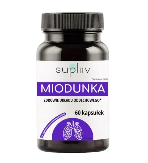 Miodunka ekstrakt 10:1 400mg, 60kaps. SUPLIIV