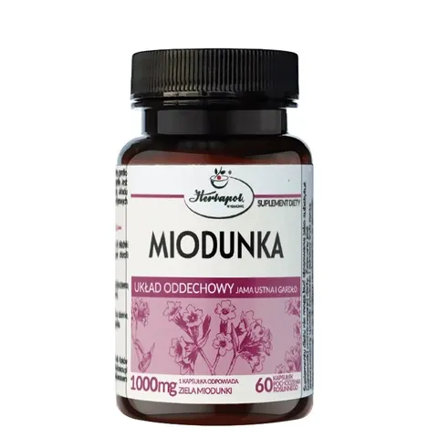 Miodunka wyciąg 60kaps. HERBAPOL KRAKÓW
