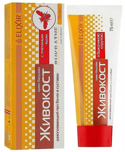 ELIXIR Krem-balsam żywokost z jadem pszczelim 75ml