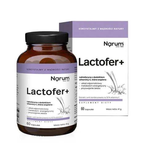 Narum Lactofer+ 60 kapsułek