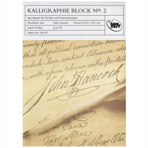 Blok do kaligrafii Ami Kalligraphie No. 2 - A4, 95 g, 50 ark.