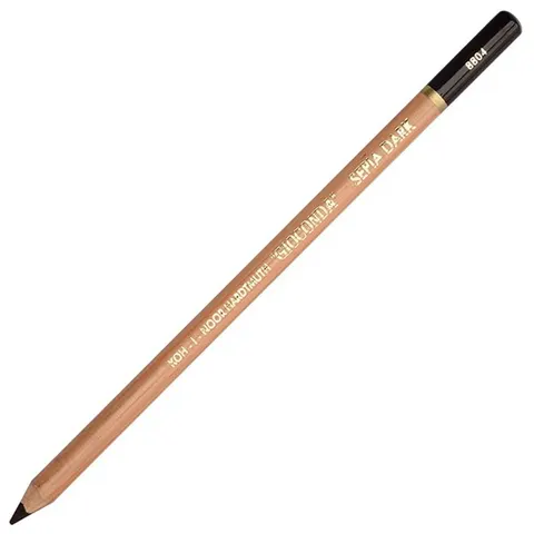 Sepia ciemna w drewnie Koh-I-Noor Gioconda 8804