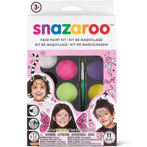 Snazaroo zestaw dla Dziewczynek 8x2 ml