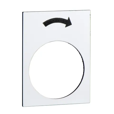 Etykieta 30X40mm biała ZB2BY4919