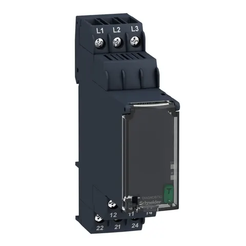 Przekaźnik kontroli faz 2C/O 5A/183 528V AC RM22TG20