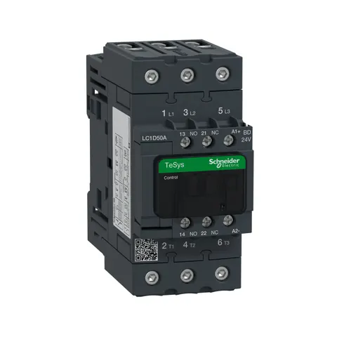 Stycznik mocy AC3 50A 3P LC1D50ABD