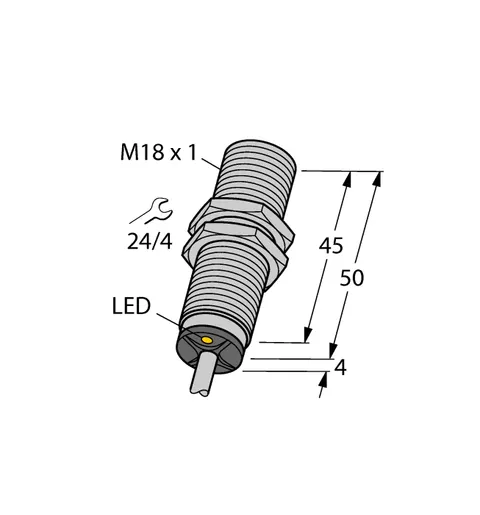 Czujnik indukcyjny M18 Bi5-M18-AP6X