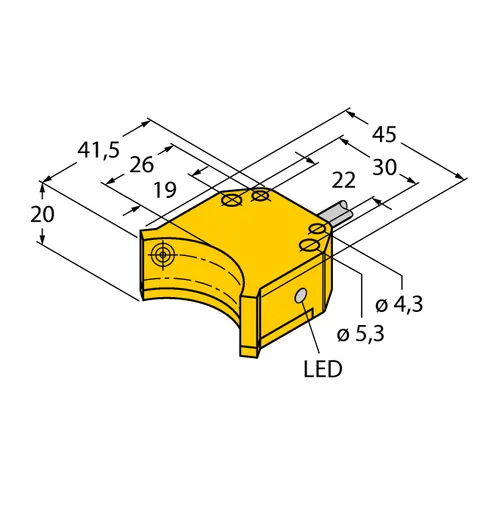 Czujnik indukcyjny Ni4-DS20-2AP6X2