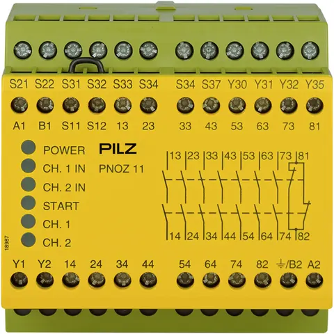 Przekaźnik bezpieczeństwa PNOZ 11 24VAC 24VDC 7n/o 1n/c