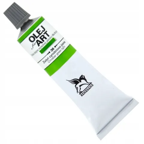 Farba olejna RENESANS 60 ml (36 - zieleń cynobrowa jasna)