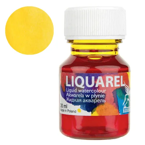 Akwarela w płynie Liquarel Żółta Jasna