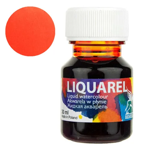 Akwarela w płynie Liquarel Cynober