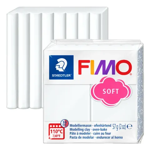 Masa Fimo Soft 56g 0 biały