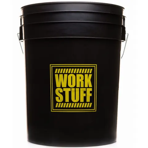 Work Stuff "RINSE" czarne wiadro detailingowe + Separator brudu