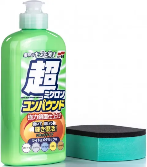 Cleaner do lakieru Micro Liquid Compound Light 250 ml Soft99 09062
