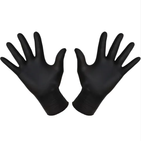 Monster Shine Rękawiczki nitrylowe, rozmiar M, czarne, 100 sztuk