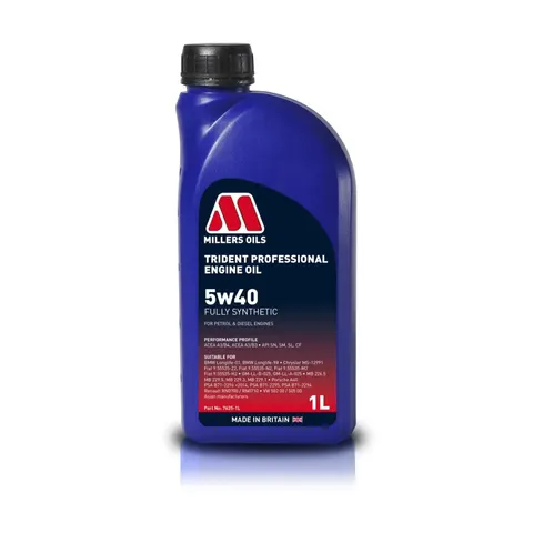 MILLERS OILS Trident Professional 5W40 1L 7625-1