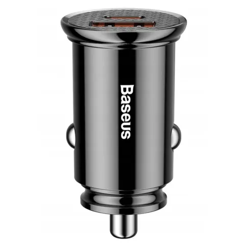 Baseus Inteligentna ładowarka samochodowa - USB typ C i A