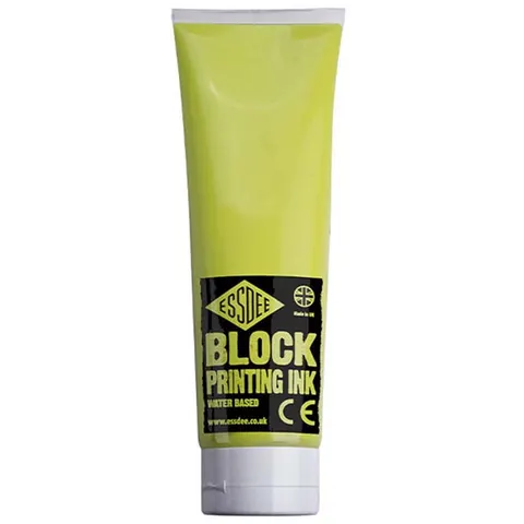 Tusz wodny Block Printing Ink Essdee 300 ml - Fluo yellow