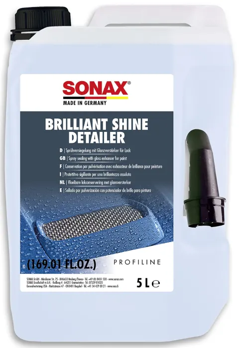 SONAX BSD Brilliant Shine Quick Detailer kropelkowanie ochrona lakieru 5L