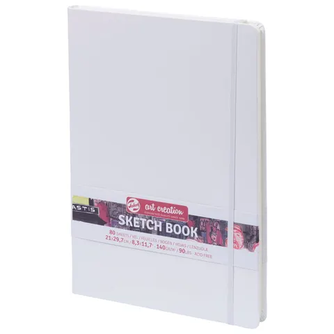 Szkicownik A4 TALENS Art Creation - 140 g/m² - biały - 80 ark.