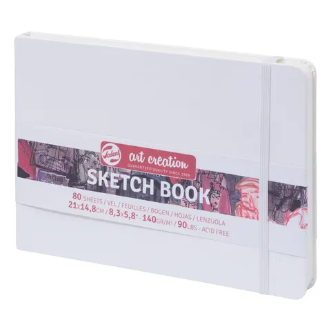 Szkicownik A5 TALENS Art Creation - 140 g/m² - biały - 80 ark.