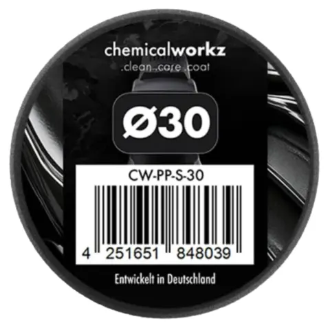 chemicalworkz Fine Finishing Performance Pad - polerski 30mm Black