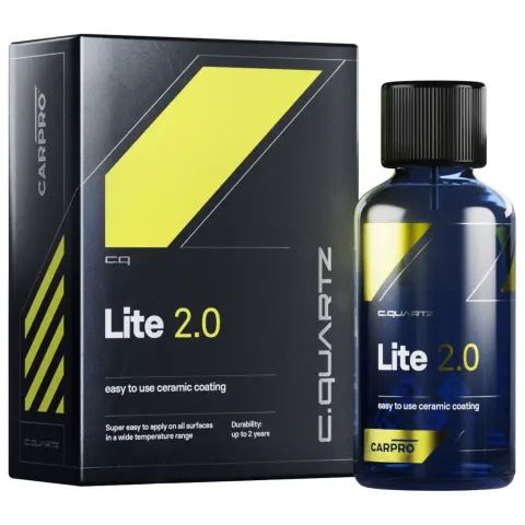 CARPRO CQUARTZ Lite 2.0 – nowa generacja łatwej powłoki ceramicznej 100ml