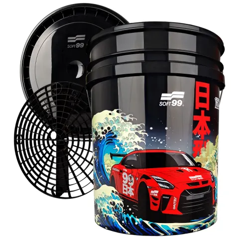 Soft99 Bucket Set - wiadro 19L do mycia auta z Grit Guard