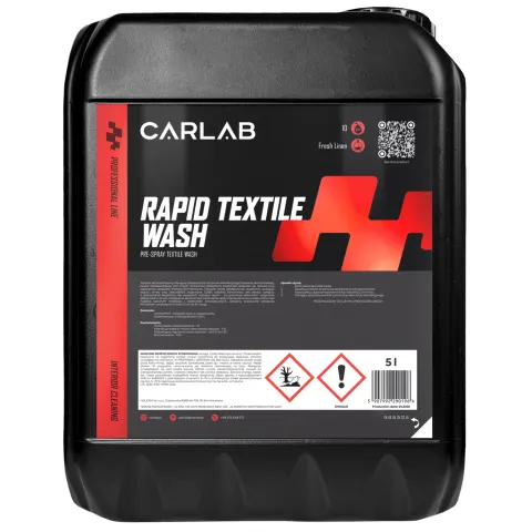 CARLAB PRO Rapid Textile Wash - Skoncentrowany preparat do prania tapicerek materiałowych 5L