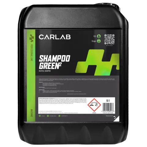 CARLAB PRO Shampoo Green2 - Skoncentrowany szampon neutralny 5L