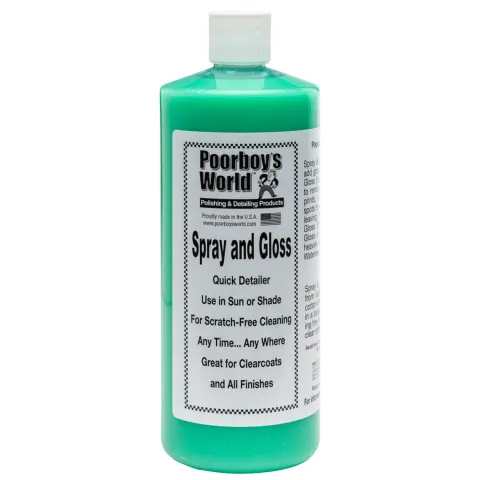 Poorboy’s World Spray & gloss - Quick detailer do bieżącej i regularnej pielęgnacji samochodów 946ml