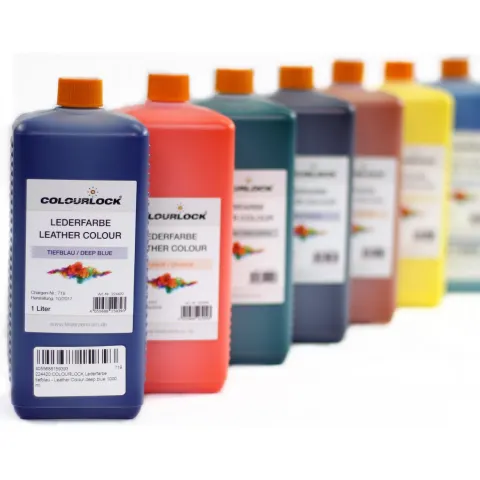Colourlock Farba do skóry - Żółto-złota (Goldgelb) 1L