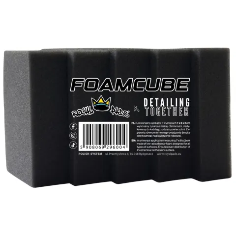 Royal Pads x Detailing Together FoamCube 5-Pack - Zestaw uniwersalnych aplikatorów
