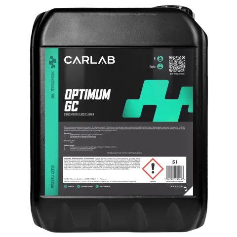 CARLAB PRO Optimum GC - Skoncentrowany preparat do czyszczenia szyb i lusterek samochodowych 5L