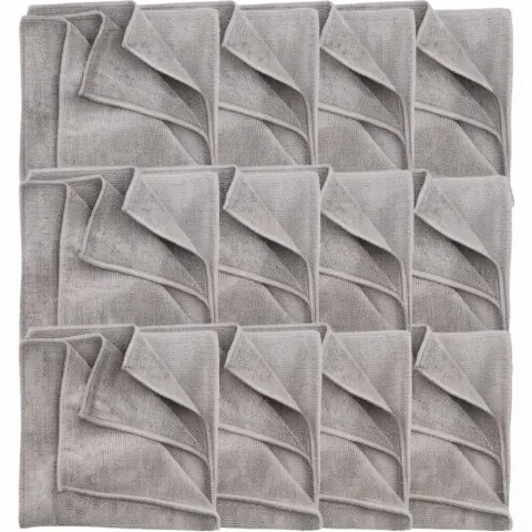 Monster Shine APT Grey - wszechstronna mikrofibra kolor szary 40x40cm 12-pack