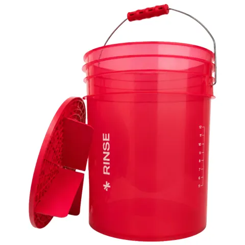 BenBow Czerwone Wiadro 20L Rinse + Czerwony Separator