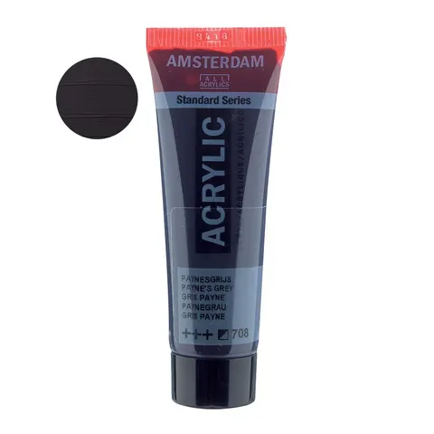 Farba akrylowa Amsterdam Talens 20 ml 708 Paynes Grey