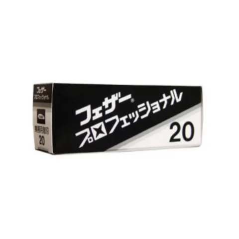 Feather żyletki do shavette feather artist club professional pb-20