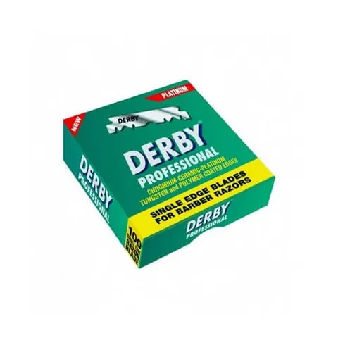Derby professional żyletki do brzytwy połówki 100 sztuk