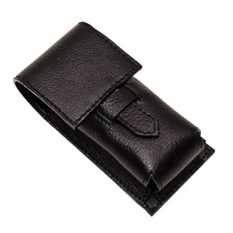 Parker lpbr skórzane podróżne etui na pędzel do golenia